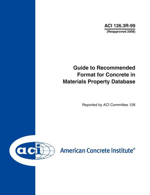 ACI 126.3R-99 (R2008)