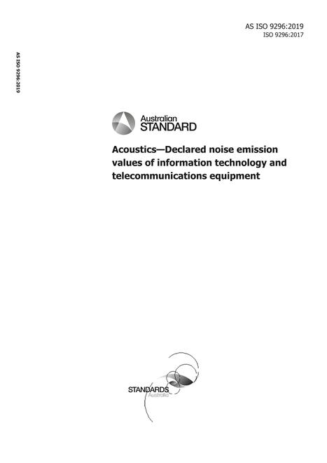 AS ISO 9296:2019