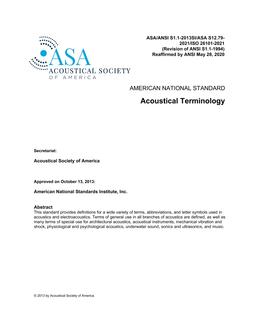 ASA S1.1-2013 (R2024)