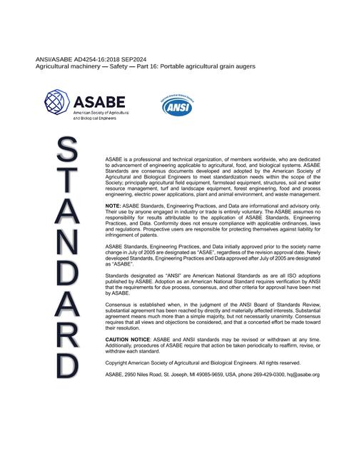 ASAE/ASABE AD4254-16:2018 SEP2024