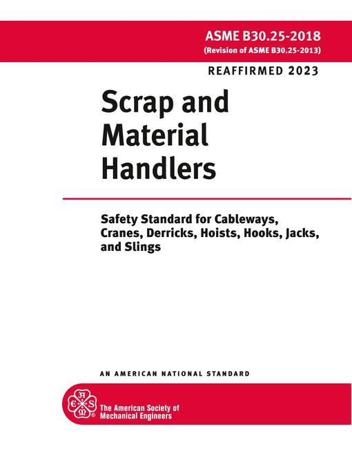 ASME B30.25-2018 (R2023)