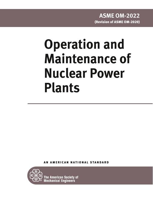 ASME OM-2022