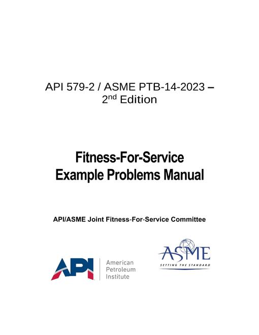 ASME PTB-14-2023 / API 579-2