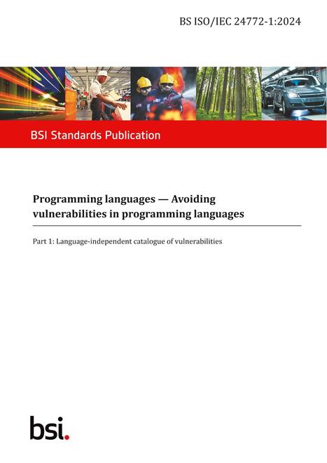 BS ISO/IEC 24772â?:2024