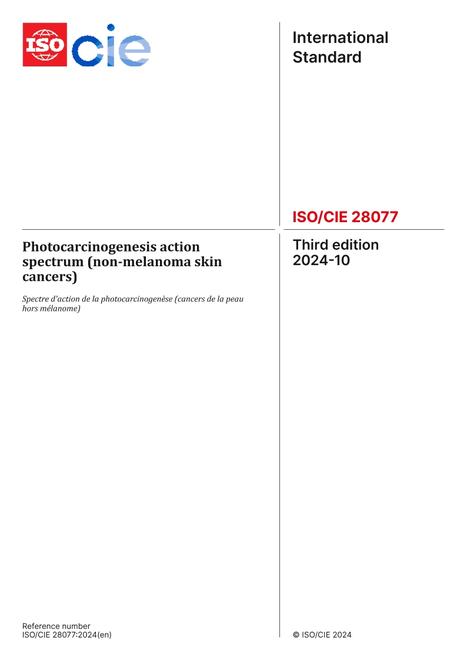 CIE ISO 28077:2024