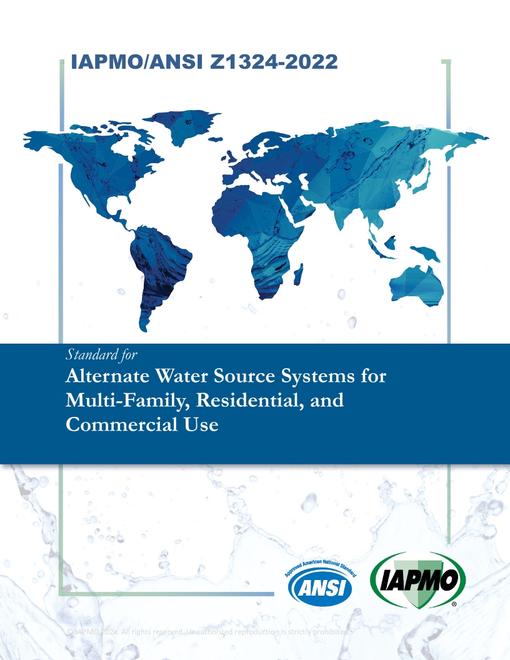 IAPMO /ANSI Z1324-2022